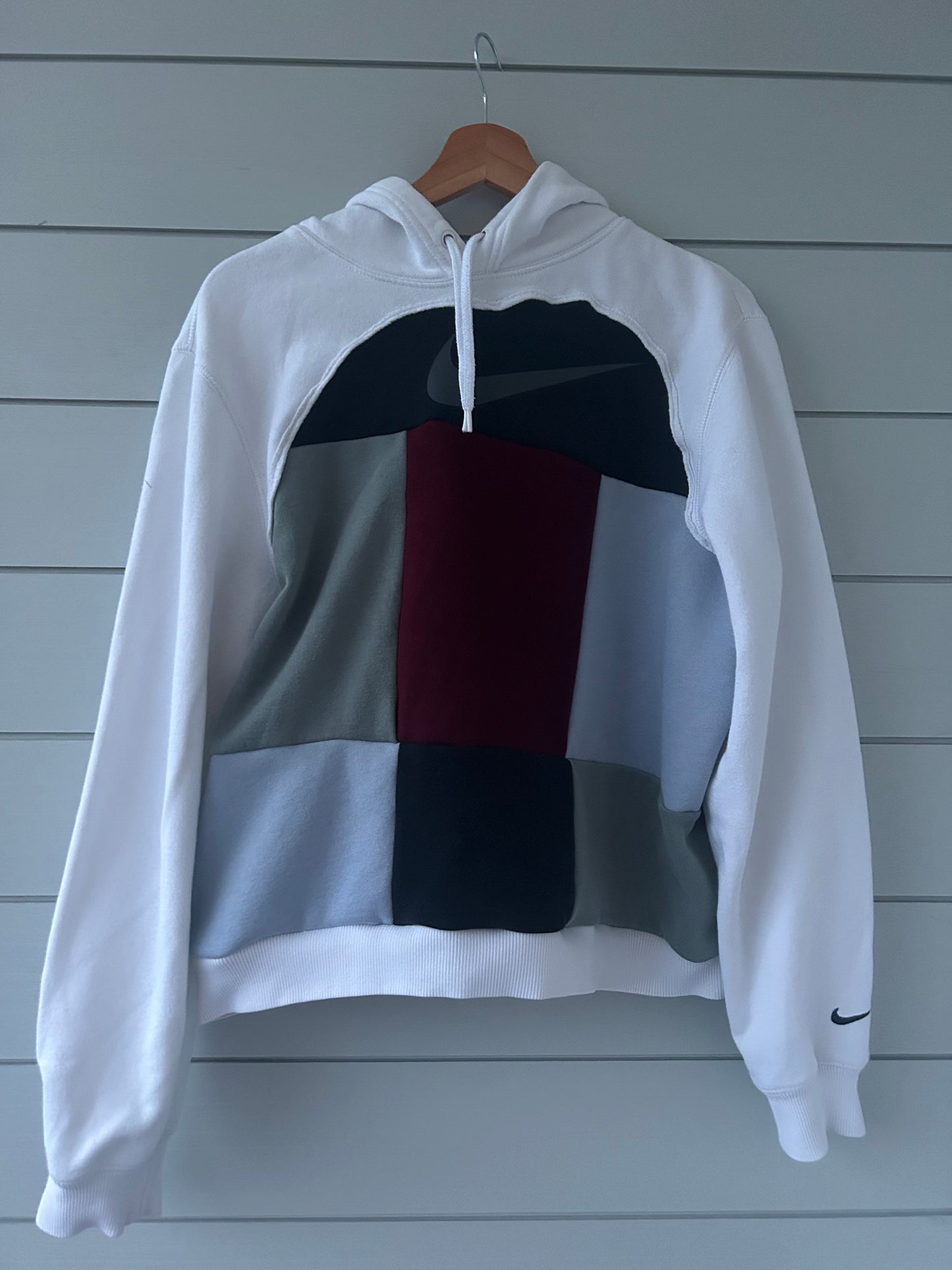 Sweat Nike Blanc à carreaux